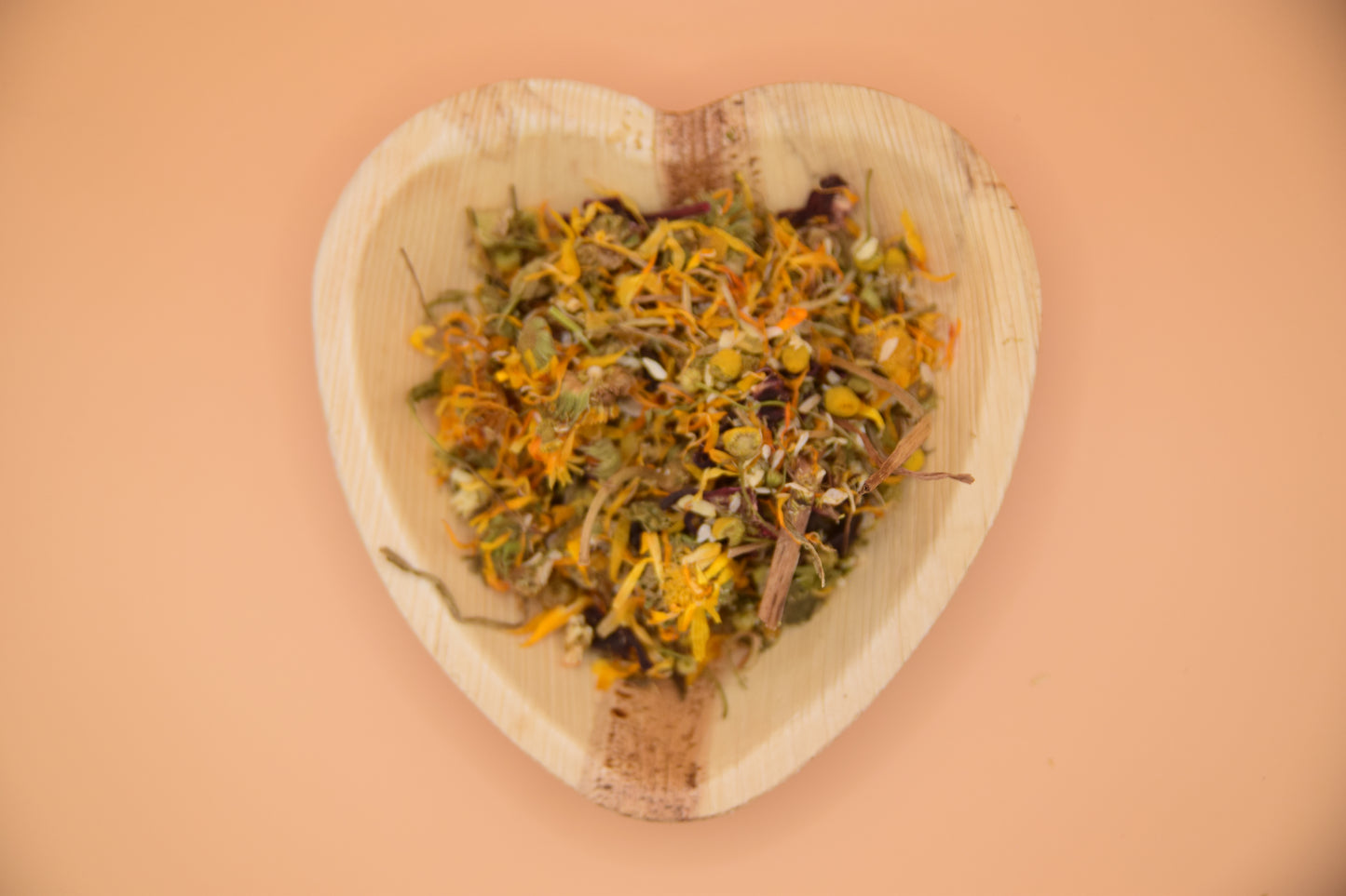 Heart Palm Leaf Plate