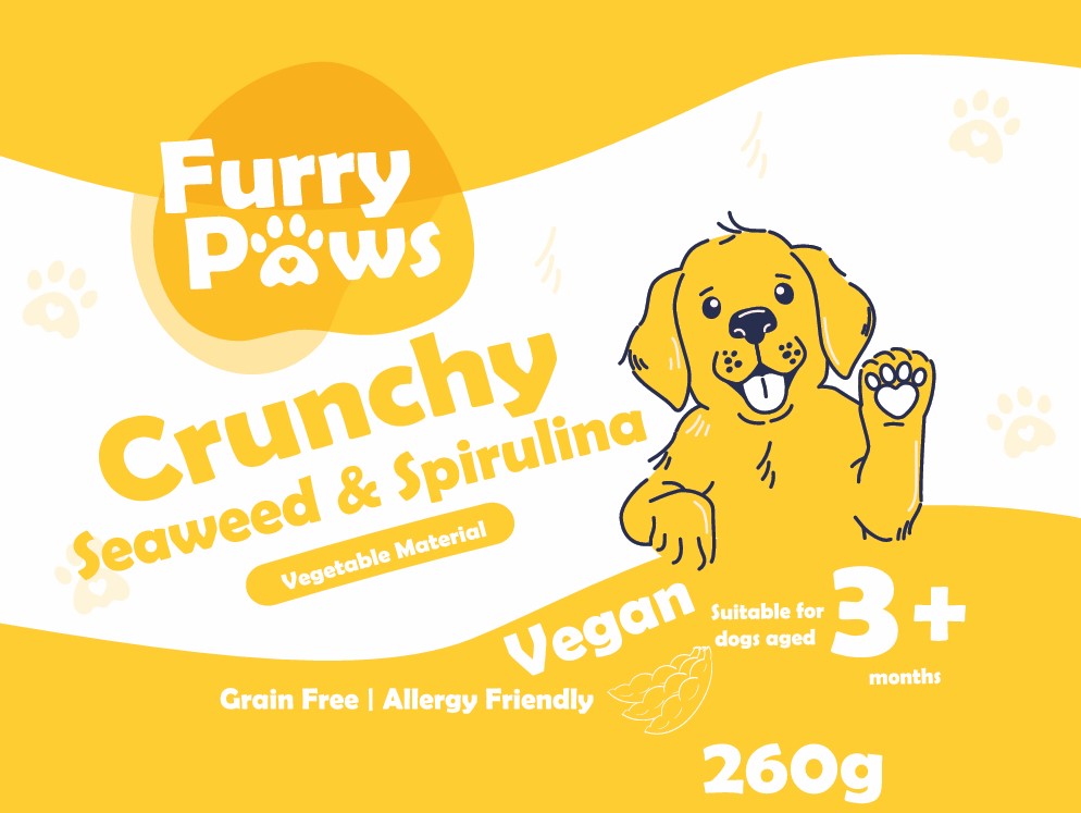 Crunchy Seaweed & Spirulina Dog Treats - 260g