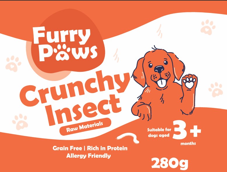 Crunchy Insect Dog Treats - 280g