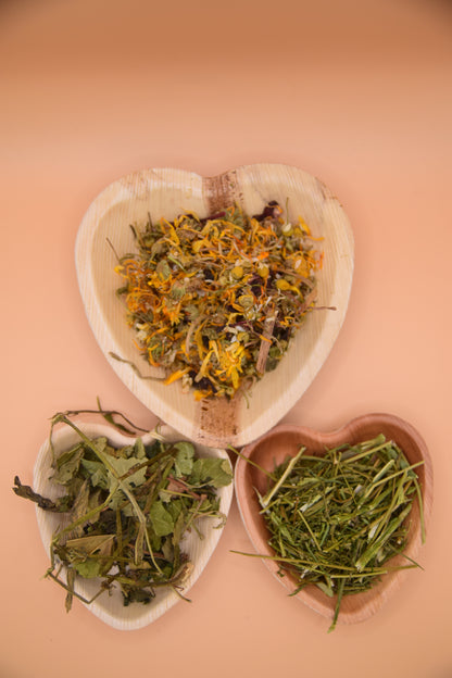 Heart Palm Leaf Plate