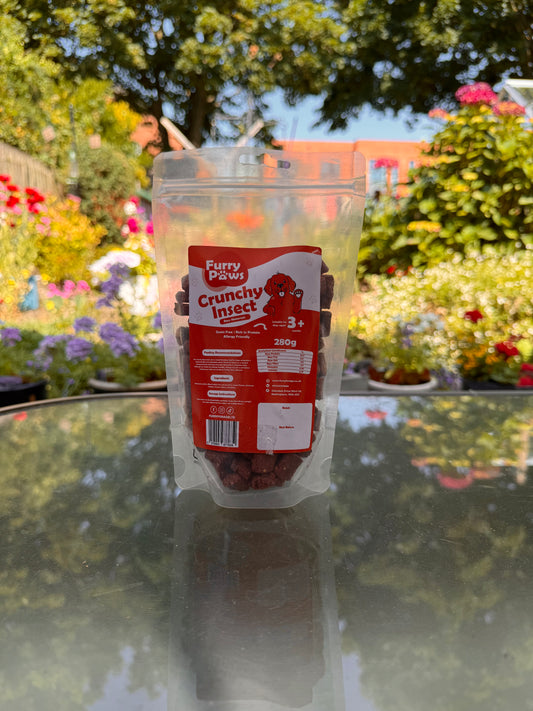 Crunchy Insect Dog Treats - 280g