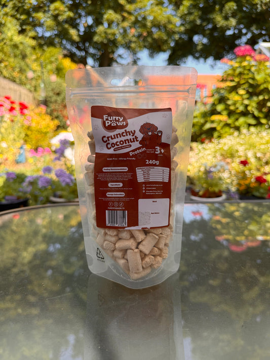 Crunchy Coconut Dog Treats - 240g