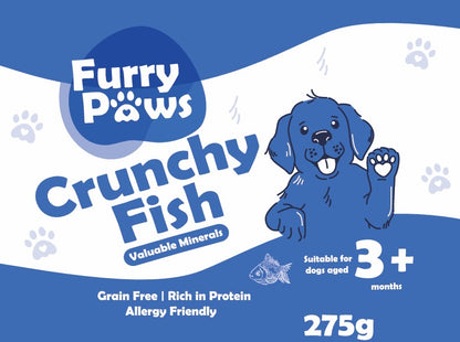 Crunchy Fish Dog Treats - 275g